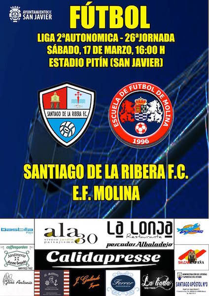 Fútbol. Santiago de la Ribera FC - EF Molina