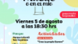 En tu parque o en el mío: merienda y animación infantil. Viernes 5 de agosto a las 18:30 en el parque infantil de la pedanía de San Cayetano