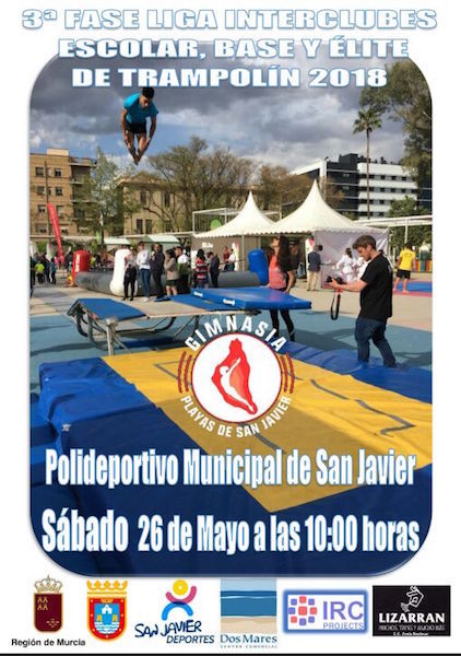 Trampolín. 3ª Fase Liga Interclubes: Escolar, Base y Élite 2018