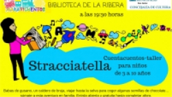 STRACCIATELLA Maravicuentos in the Library of Santiago de la Ribera