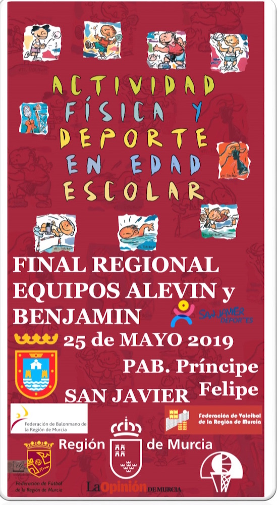 Dep Escolar. Final Regional Alevín y Benjamín de Deportes de Equipo 2019