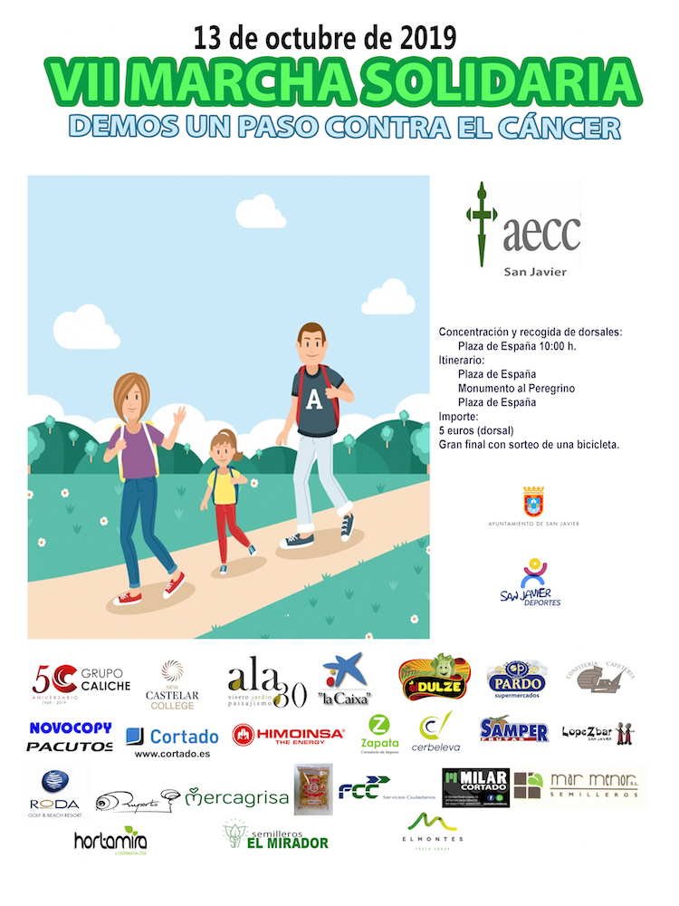 Marcha solidaria contra el cáncer 2019