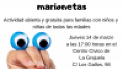 Taller de cuentacuentos y marionetas en La Grajuela
