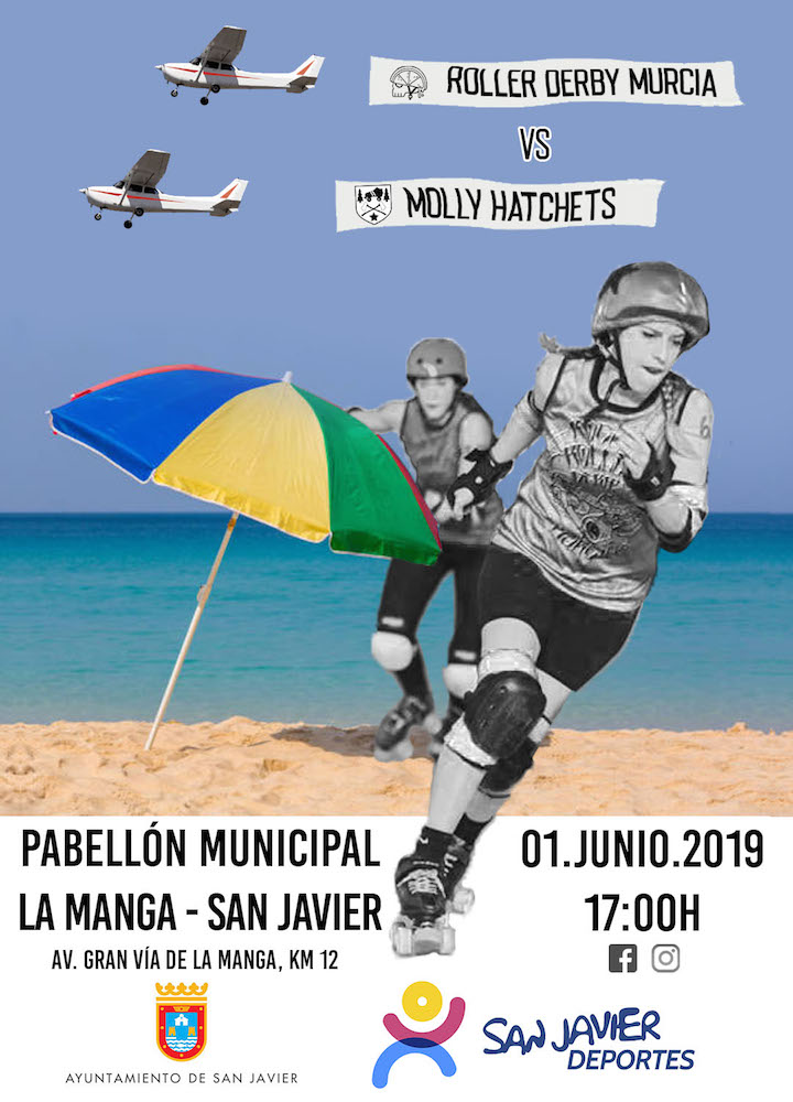 Roller Derby. Roller Derby Murcia vs Molly Hatchets