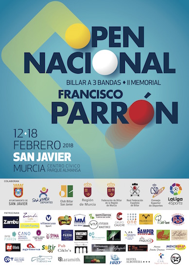 Billar a Tres Bandas. Open Nacional II Memorial Francisco Parrón
