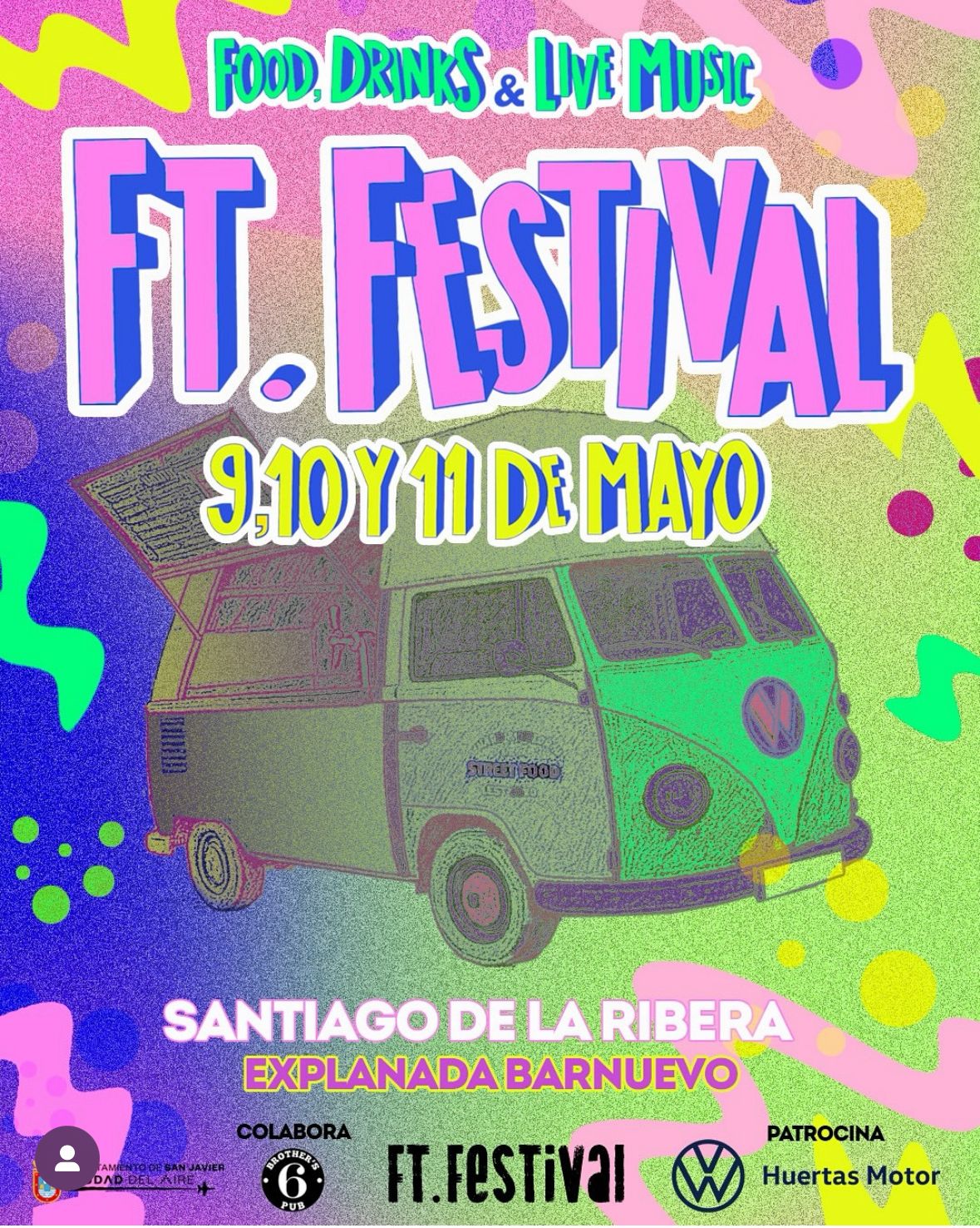 El Festival Food Truck vuelve a la explanada Barnuevo los días 8, 9 y 10 de mayo