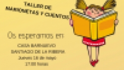 Taller de marionetas y cuentos en Santiago de la Ribera
