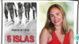 Sábado 22 de noviembre a las 12:00 horas en la biblioteca de San Javier​. Aperitivo literario con Marisa de Lucas: Cinco islas.