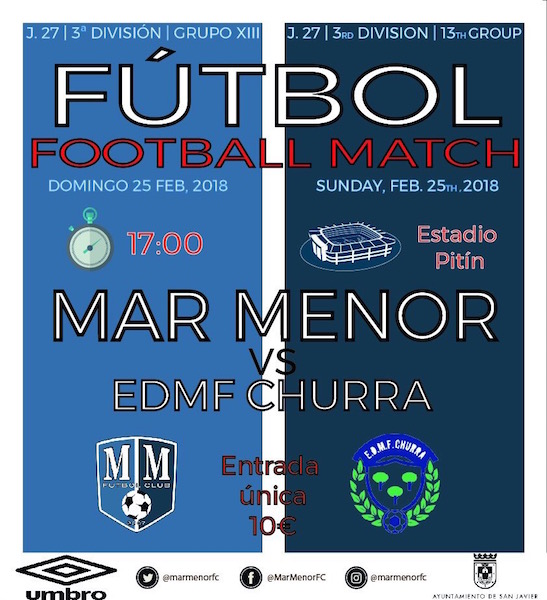 Fútbol. Mar Menor - EDMF Churra