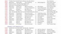 Sports agenda on 24-25 February