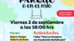 En tu parque o en mío. Dos de septiembre a las 18:00 horas en el Parque señorío de Roda, (Roda). Actividades infantiles.
