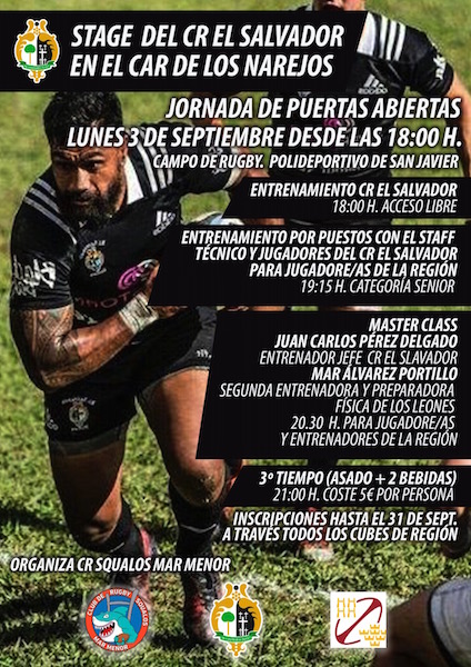 Rugby: Clinic del equipo campeón de liga CR El Salvador