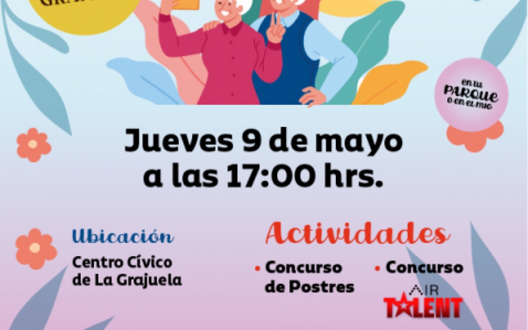 RED DE PUNTOS DE ENCUENTRO DE PERSONAS  MAYORES - 9 MAYO- 17:00H - CENTRO CIVICO LA GRAJUELA