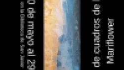 Exposición de acrílicos de grandes dimensiones de Mariflower. Sensaciones