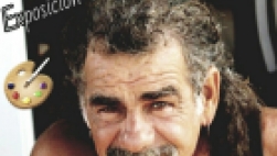 El artista Toni Moreno expone en la biblioteca de San Javier