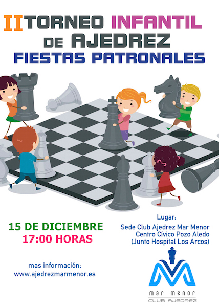 II Torneo Infantil de Ajedrez Fiestas Patronales 2018