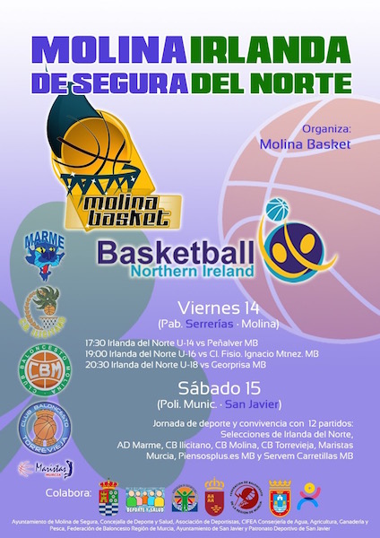 Baloncesto. Visita Selecciones Femeninas de Irlanda