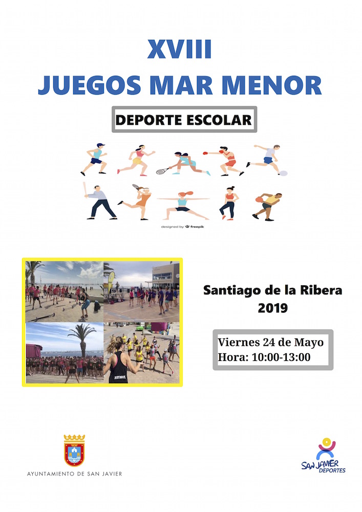 Deporte Escolar. XVIII Juegos del Mar Menor 2019