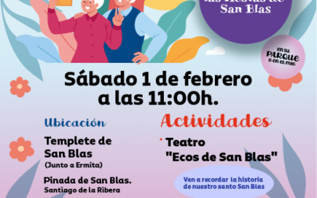 RED DE PUNTOS DE ENCUENTRO DE PERSONAS MAYORES - SABADO 1 FEBRERO - 11.00H - TEMPLETE DE SAN BLAS