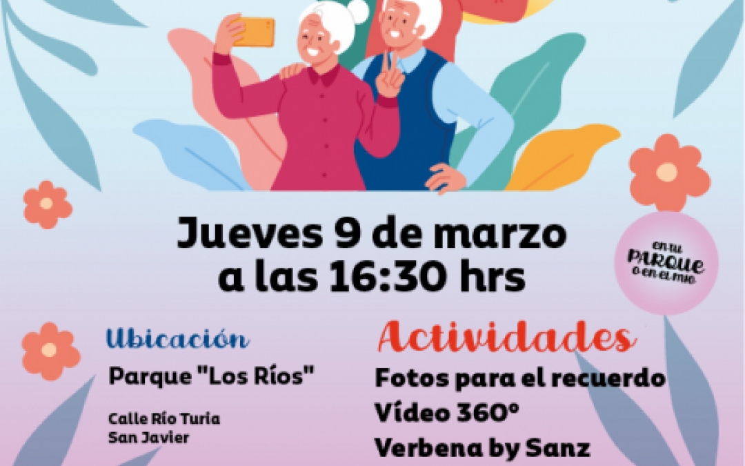RED DE PUNTOS DE ENCUENTRO DE PERSONAS MAYORES - 9 MARZO - 16:30H - PQ LOS RIOS - SAN JAVIER