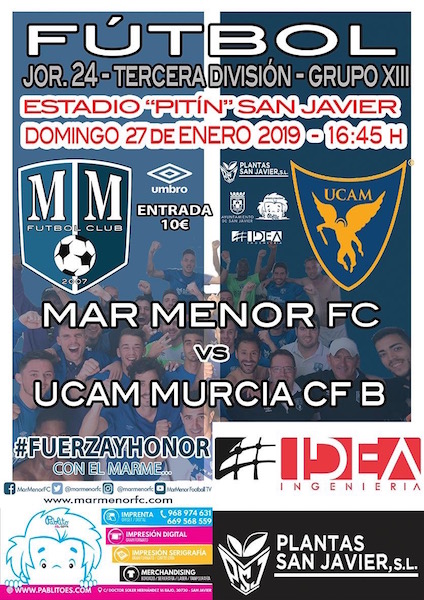 Fútbol. Tercera División. Mar Menor FC vs UCAM Murcia CF B
