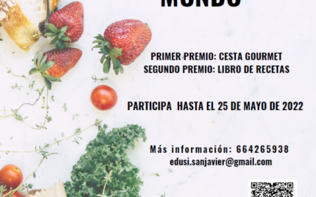 Cartel concurso recetas del mundo- EDUSI
