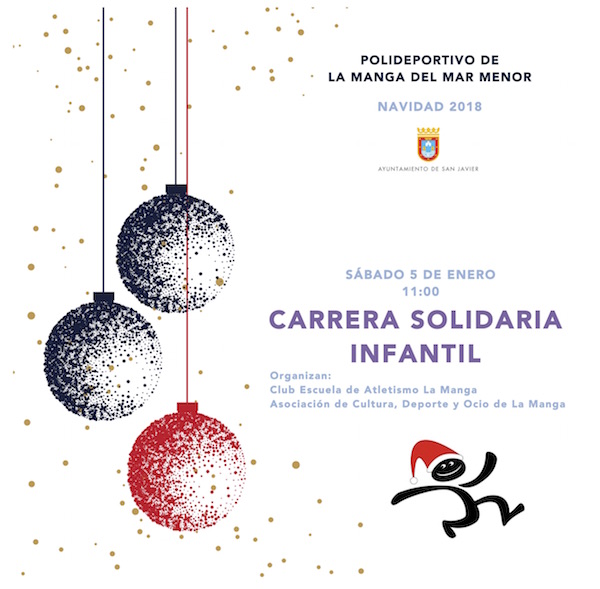 Carrera Solidaria Infantil - Navidad 2018 en el Polideportivo de La Manga
