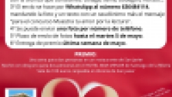 Concurso de fotografía en San Javier se lee: demuestra tu amor por la lectura.