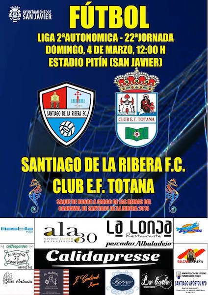 Fútbol: Stgo de la Ribera FC vs Club EF Totana