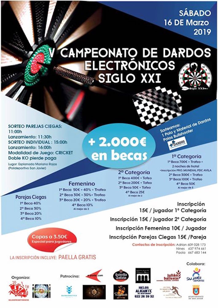 V Campeonato de Dardos Siglo XXi