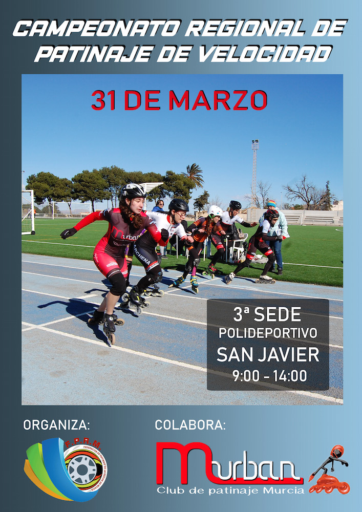 Patinaje. Cto Regional de Velocidad 2019. Tercera jornada