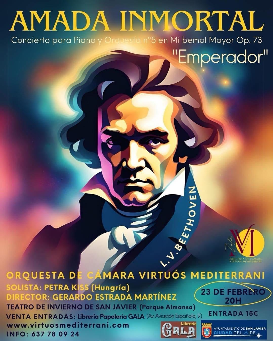 La Orquesta Vituós Mediterrani trae a San Javier el preestreno de su concierto para piano de Beethoven 