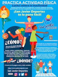 El deporte en San Javier no para  #YoMeQuedoEnCasa
