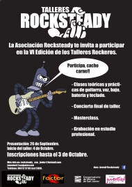 Llegan los Talleres Rockeros de la Asociación Rocksteady: Proyecto Combo 6ª Edc. ¡!!
