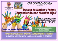 FINALIZACIÓN DEL TALLER APRENDIENDO CON NUESTROS HIJOS EN CEIP SEVERO OCHOA